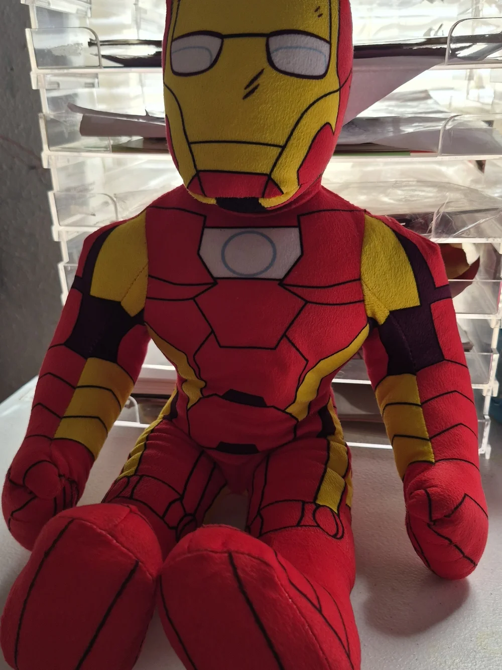 Marvel Super Hero Adventures Iron Man Plush Pillow Buddy – 20” Large Stuffed Toy - Picture 6 of 6